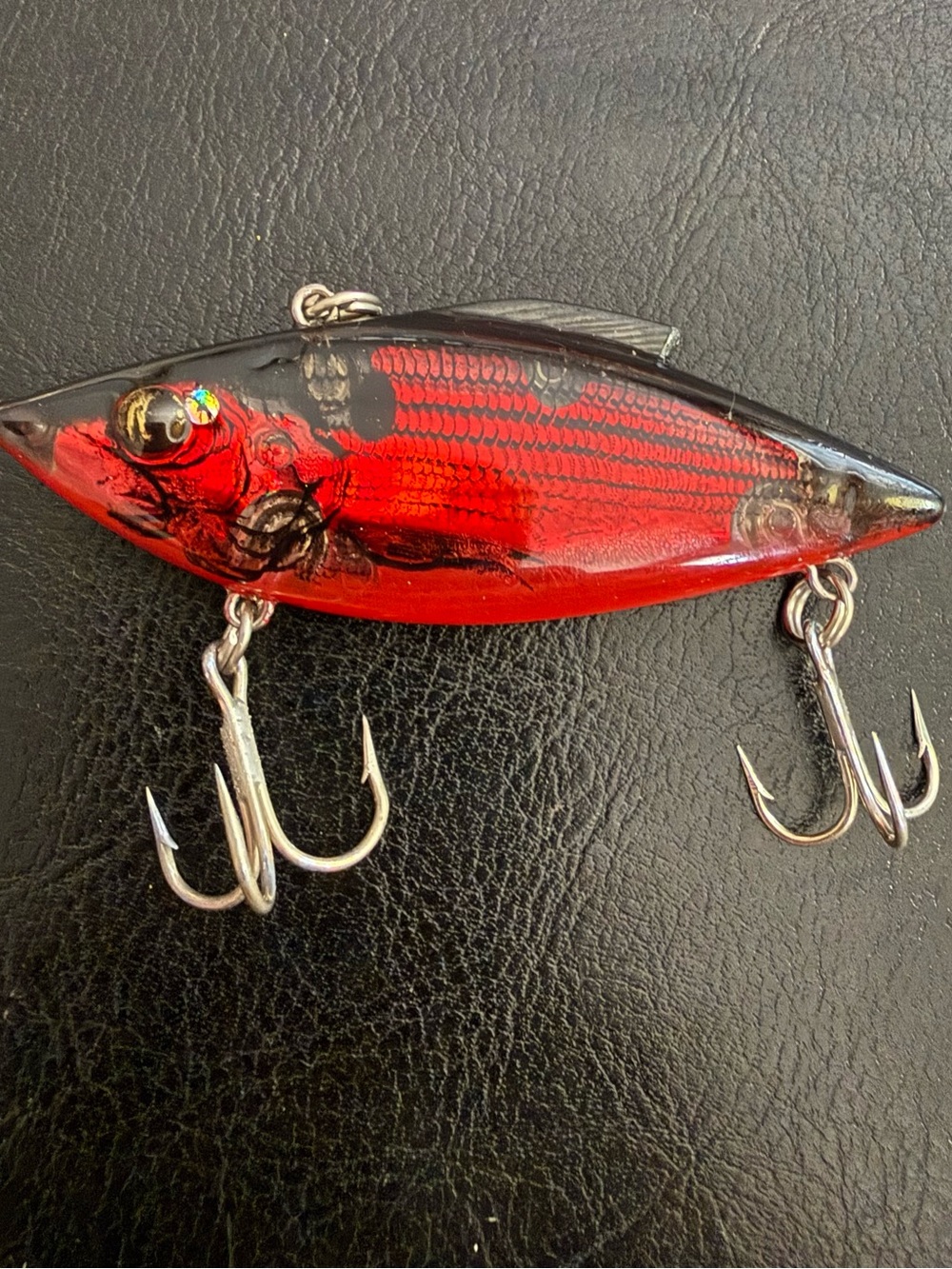 Bill Lewis Vintage Rat-L Trap Lipless Crankbait Red Shad Lure 3 in 1/2 oz